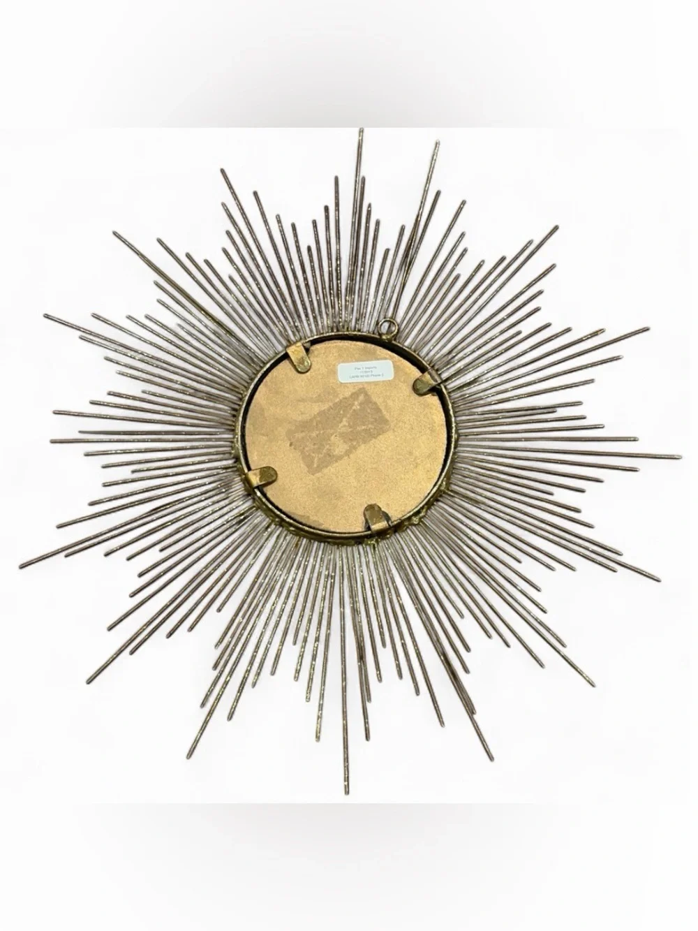 2013 Pier 1 Imports Mid Century Modern Sty Starburst Sunburst Atomic Wall Mirror